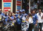 Jordi Viladoms à l'arrivée du Dakar en 2011